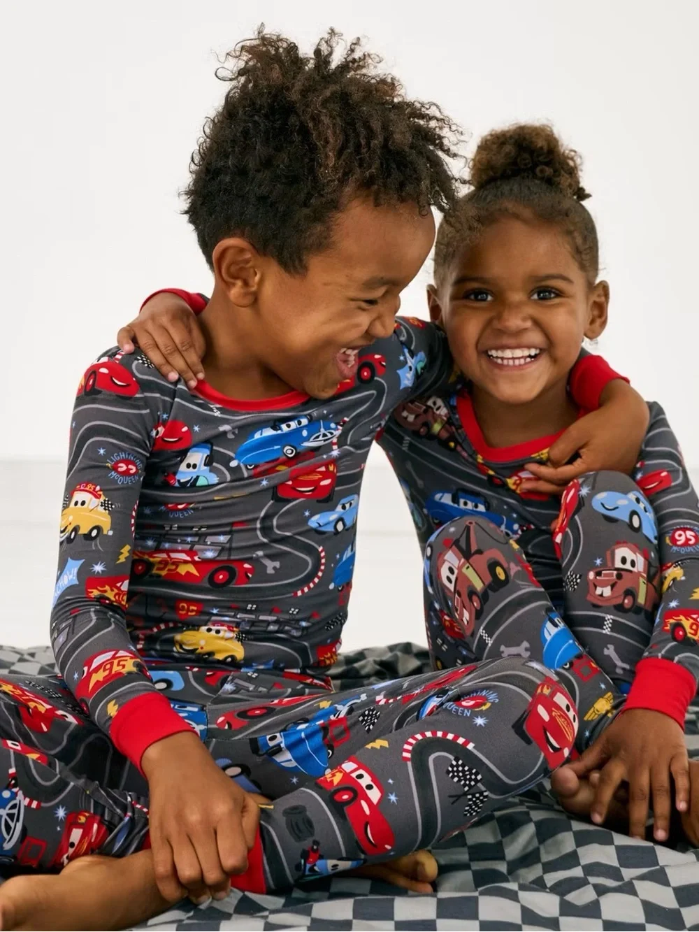 Little Sleepies Black and Red Pixar Cars Short Sleeve Pajama Top